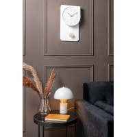 Nástenné kyvadlové hodiny Karlsson KA5779, biela 39cm